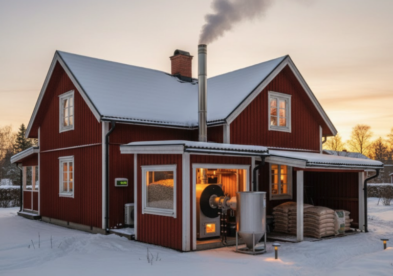 Miljövänlig uppvärmning med pellets